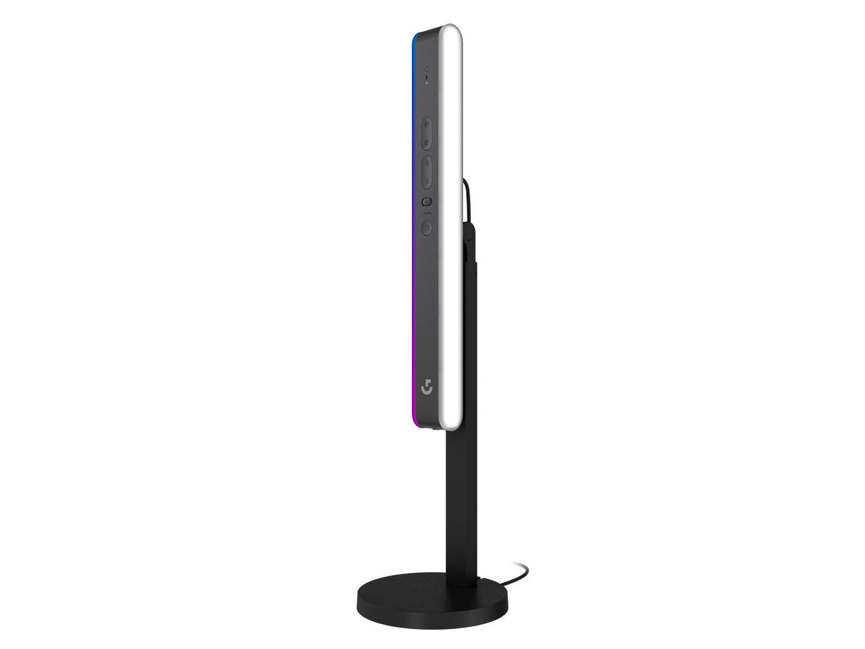 Logitech G Litra Beam Lx, Luz Led Principal Premium Para Streaming, Rgb De Doble Cara Con Truesoft, Para Streaming, Difusión, Lightsync, Bluetooth, Usb, Pc/Mac  Grafito