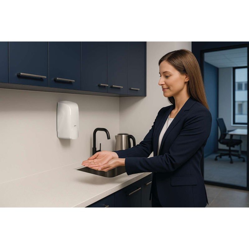 EAN 4002390095563 - MAUL 9530402 dispensador de jabón 1 L Blanco imagen 2