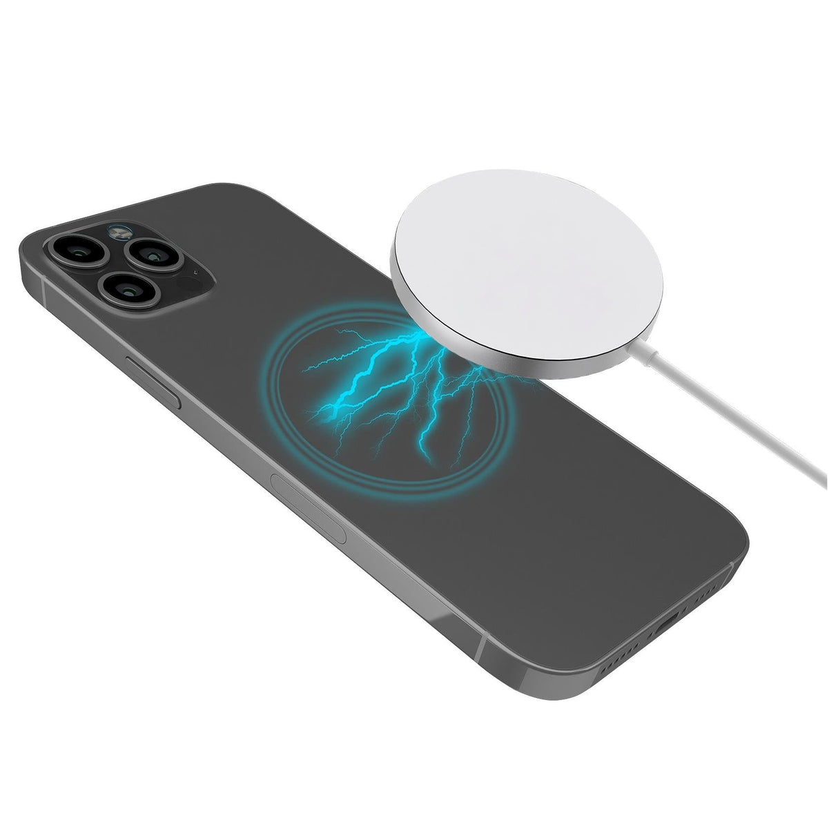 EAN 8021735189978 - Celly MAGCHARGE cargador de dispositivo móvil Smartphone Plata, Blanco USB Cargador inalámbrico Interior imagen 2