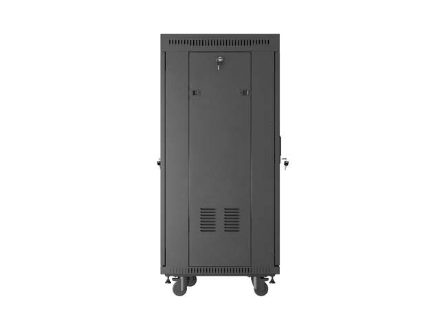 Lanberg Rack Cabinet 19" Free-Standing 24u 600x600 Flat Pack With Mesh Door Lcd Negro V2