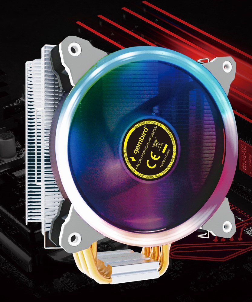 EAN 8716309123921 - Gembird CPU-HURACAN-ARGB-X130 sistema de refrigeración para ordenador Procesador Refrigerador de aire 12 imagen 8