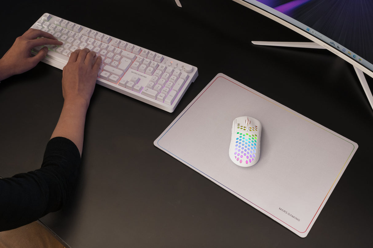 Pack Gaming Mars Gaming Mcpwx Teclado Inalámbrico + Ratón Inalámbrico + Alfombrilla