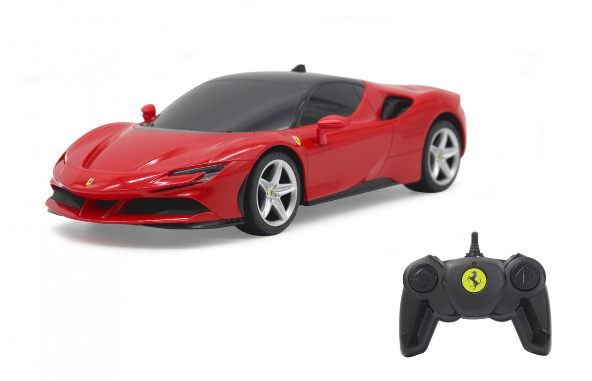 Jamara Ferrari Sf90 Mradale 1:24 2,4 Ghz Rojo 6+