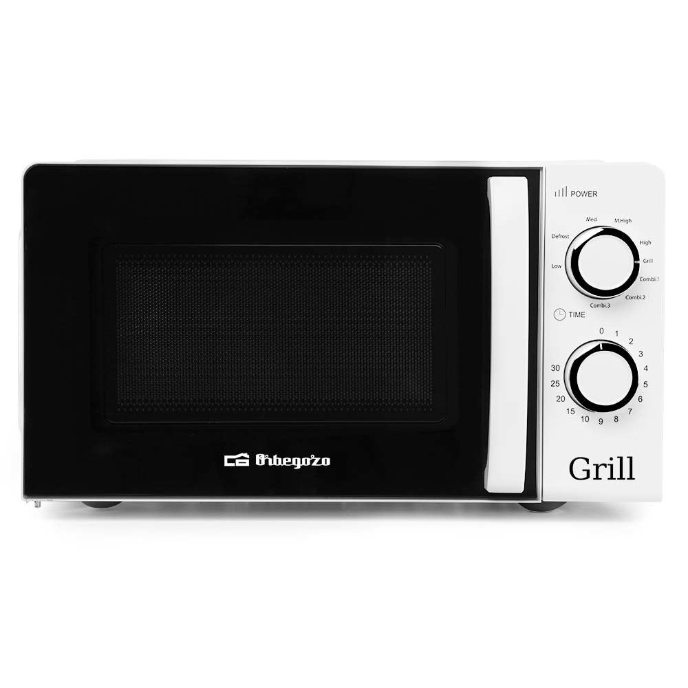 Microondas Orbegozo Mig 2130 700w Capacidad 20l Función Grill Blanco