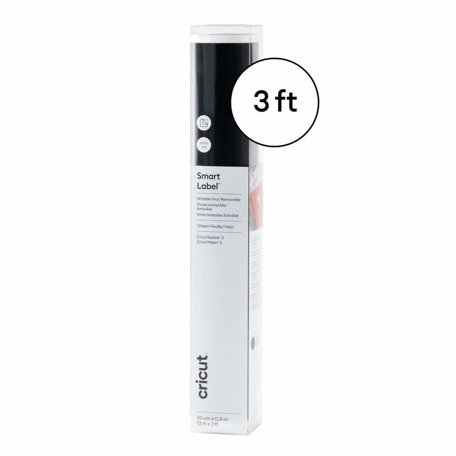 EAN 0093573358944 - Cricut Smart Label Writable etiqueta autoadhesiva Permanente Negro 1 pieza(s) imagen 1