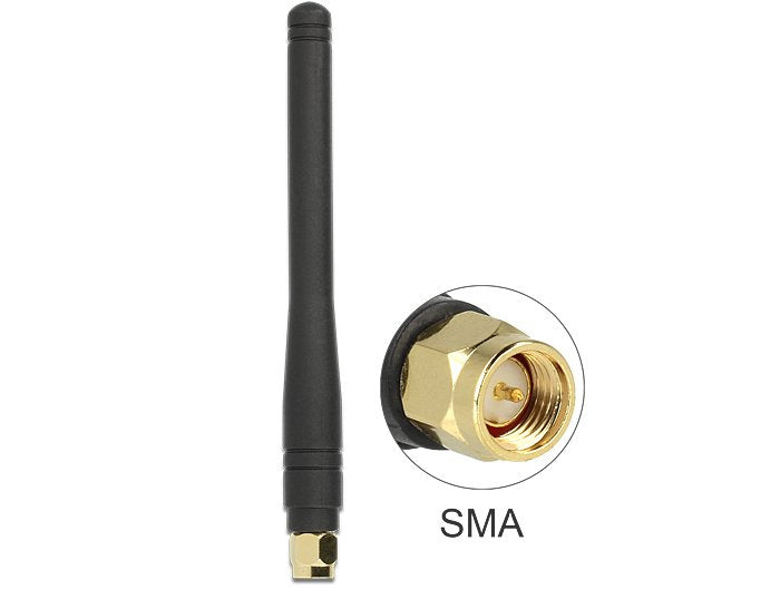 Delock 88914 Antena Para Red 2,5 Dbi Antena Omnidireccional Sma