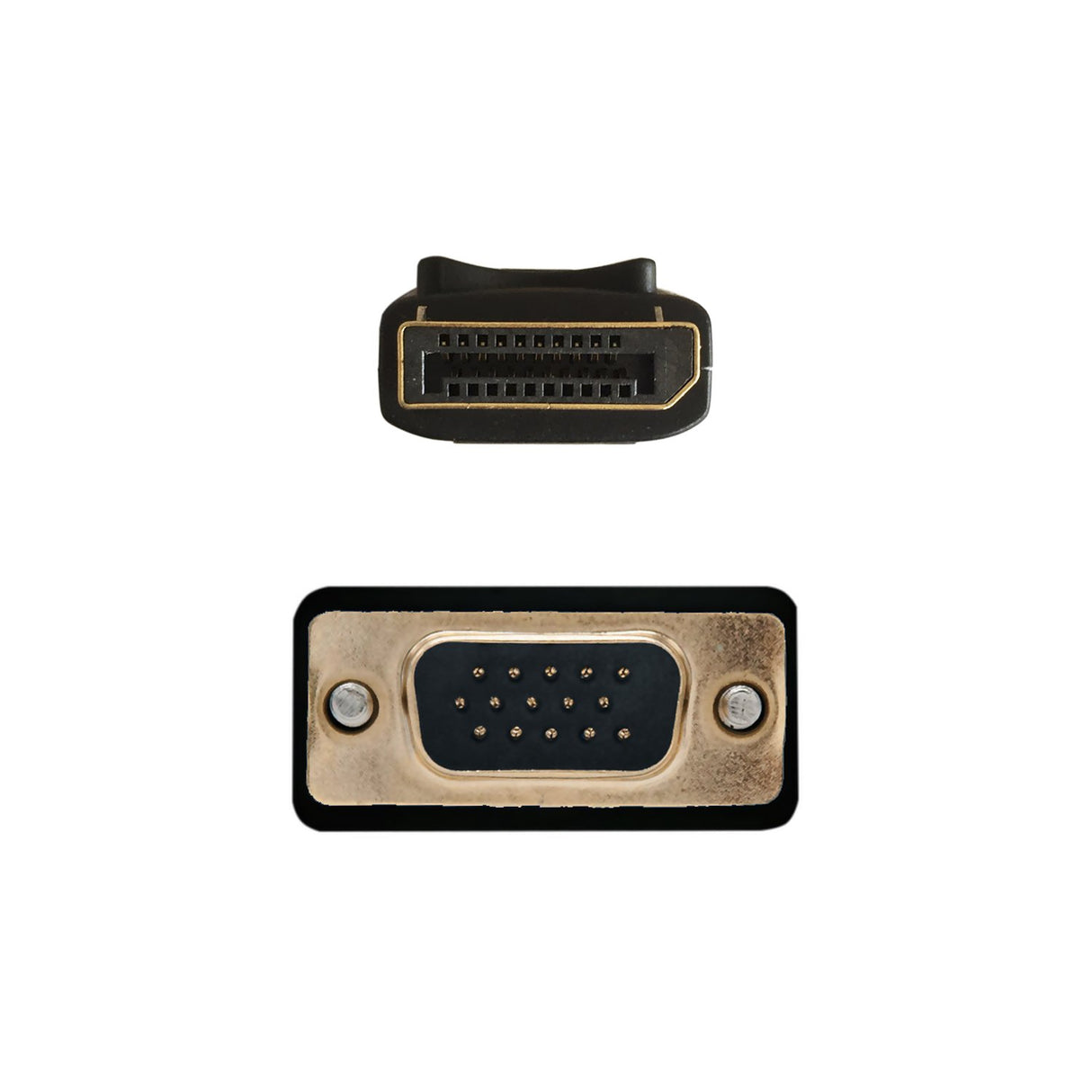 EAN 8436574703726 - AISENS A125-0365 adaptador de cable de vídeo 2 m DisplayPort VGA D-SUB Negro imagen 2