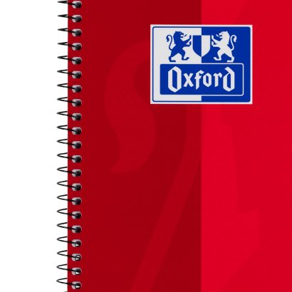 Oxford 100050361 Cuaderno Y Block A4 Rojo