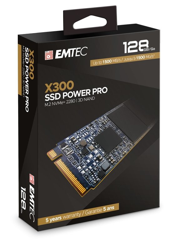 Disco Ssd Emtec 128gb M.2 Pcie X300 Nvme M2 22,80