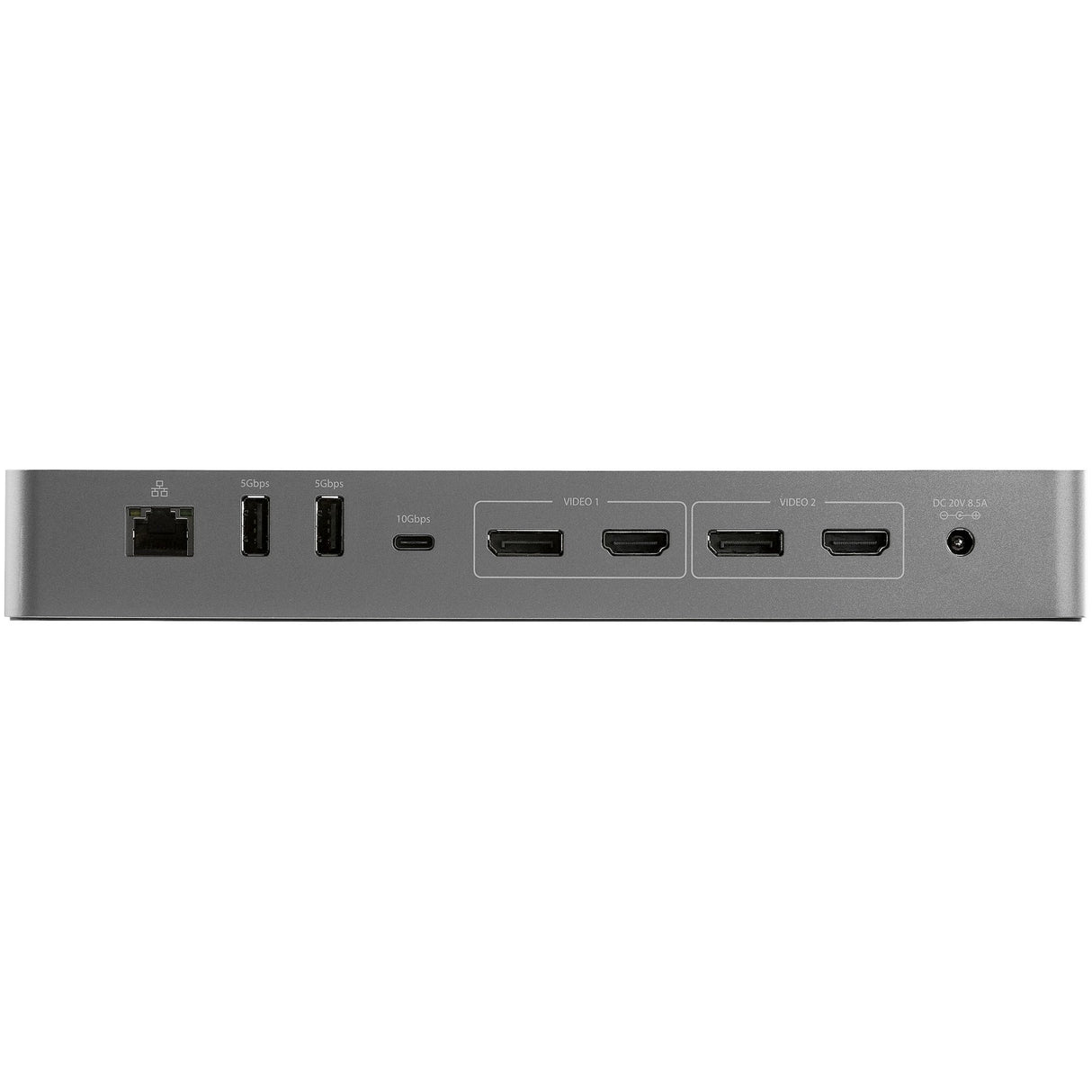 EAN 0065030880992 - StarTech.com TB3CDK2DHUE base para portátil y replicador de puertos Alámbrico Negro, Gris imagen 4