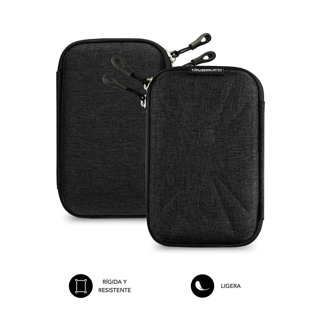 EAN 8436586741303 - SUBBLIM SUB-HDD-HBC001 funda para disco duro externo Funda de protección ABS sintéticos, Poliuretano Negr imagen 3