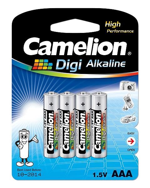 Pilas Camelion Lr03-Bp4dg Aaa Lr03, Digi Alkaline, 4 Pc(S)