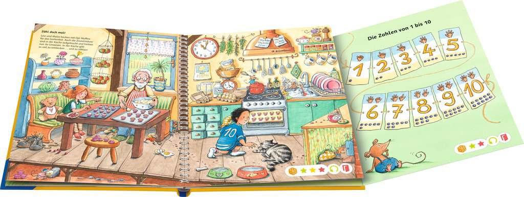 Ravensburger Tiptoi Mi Mundo De Juegos De Aprendizaje: Números Y Cantidades, Libro De Aprendizaje