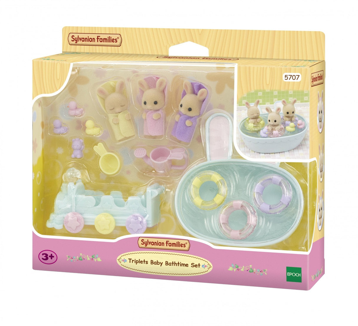 Epoch Sylvanian Families - Milchhasen Bade Juego 5707