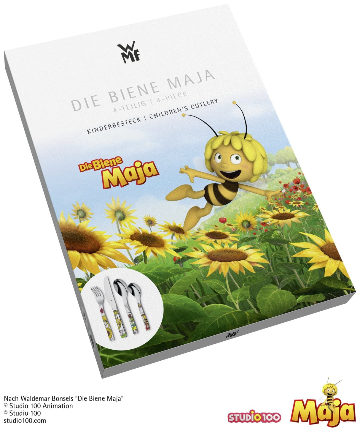 Wmf 1294406040 Biene Maja Kinderbesteck Set 4-Teilig