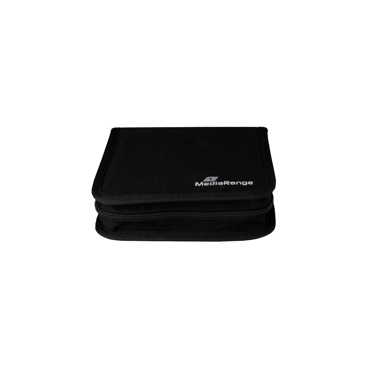 Mediarange Box50 Funda Para Discos Ópticos Funda Cartera 24 Discos Negro