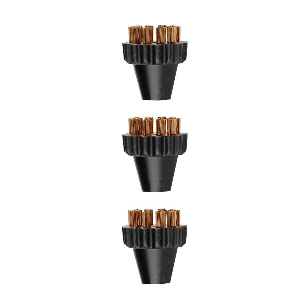 Polti Paeu0297 Vaporetto Lecoaspira Unico, 3 Small Brass Bristles Brushes Kit