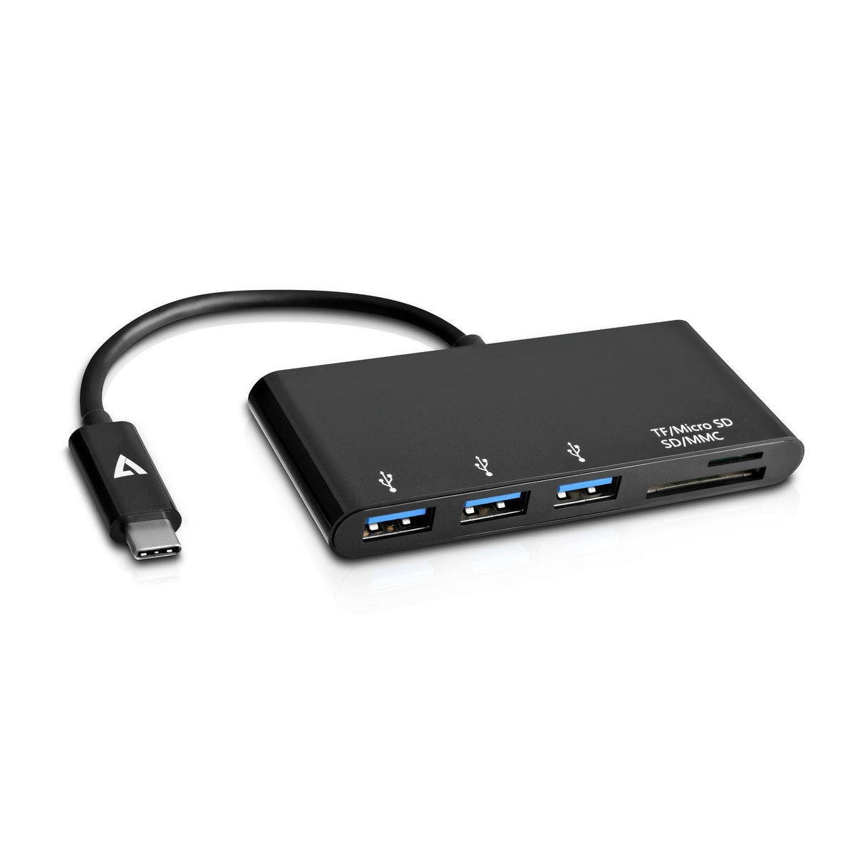 EAN 0662919088885 - V7 V7UC3U-HUB-BLK-1E USB 3.2 Gen 1 (3.1 Gen 1) Type-C Negro imagen 1