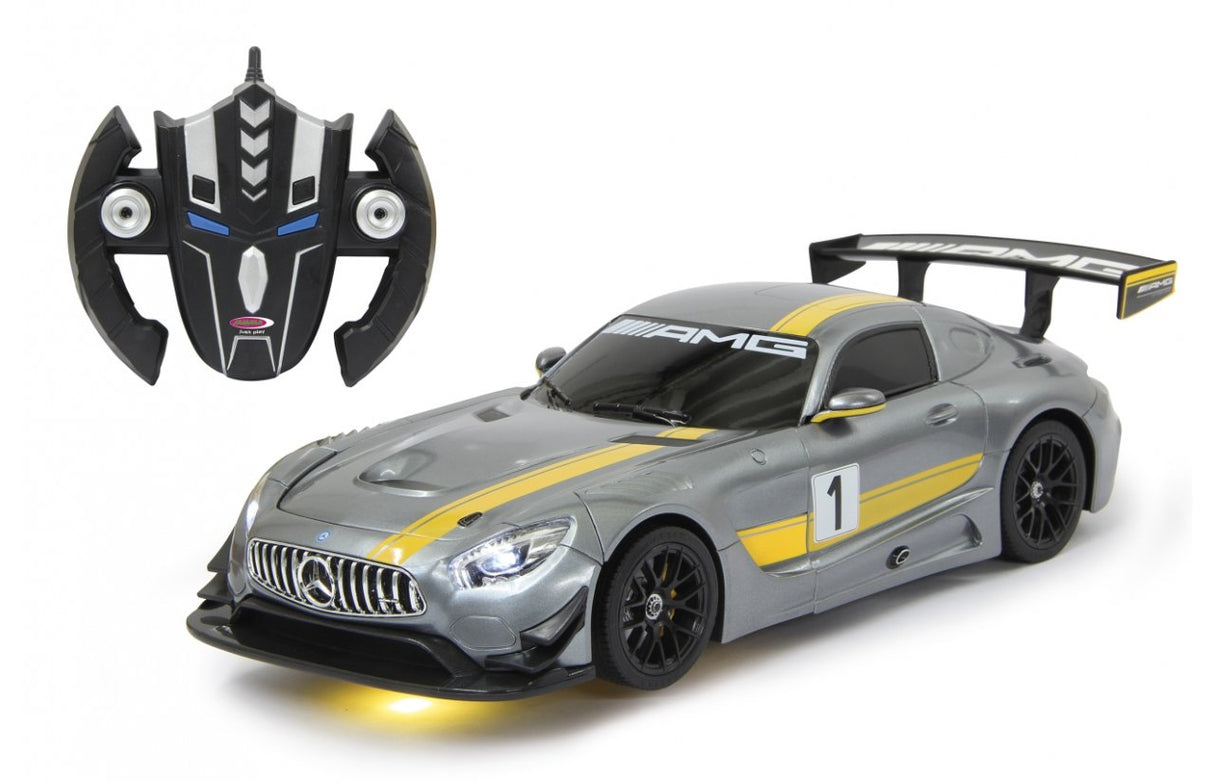 Jamara Rc Auto Mercedes Gt3 Amg Ohne Akku Gris 6+