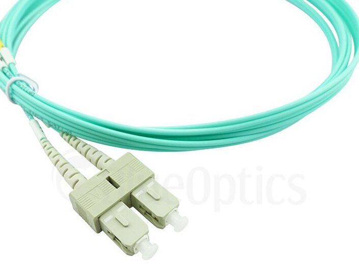 Blueoptics Sfp3132eu7.5mk Cable De Fibra Optica 7,5 M Lc Sc Om3 Color Aguamarina
