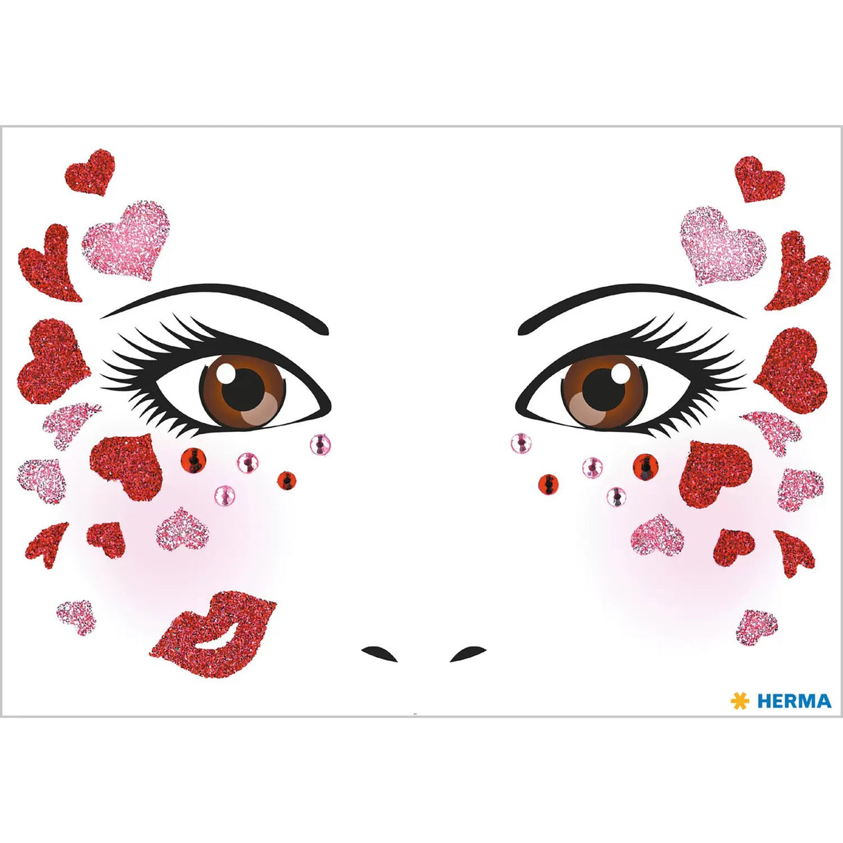 EAN 4008705153096 - HERMA 15309 etiqueta decorativa engomada Rosa, Rojo 1 pieza(s) imagen 2