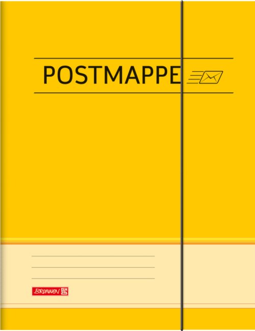 Brunnen Carpeta Clasificadora Postmappe Din A4 Amarillo