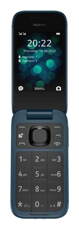 EAN 6438409077509 - Nokia 2660 Flip 7,11 cm (2.8") 123 g Azul Característica del teléfono imagen 1