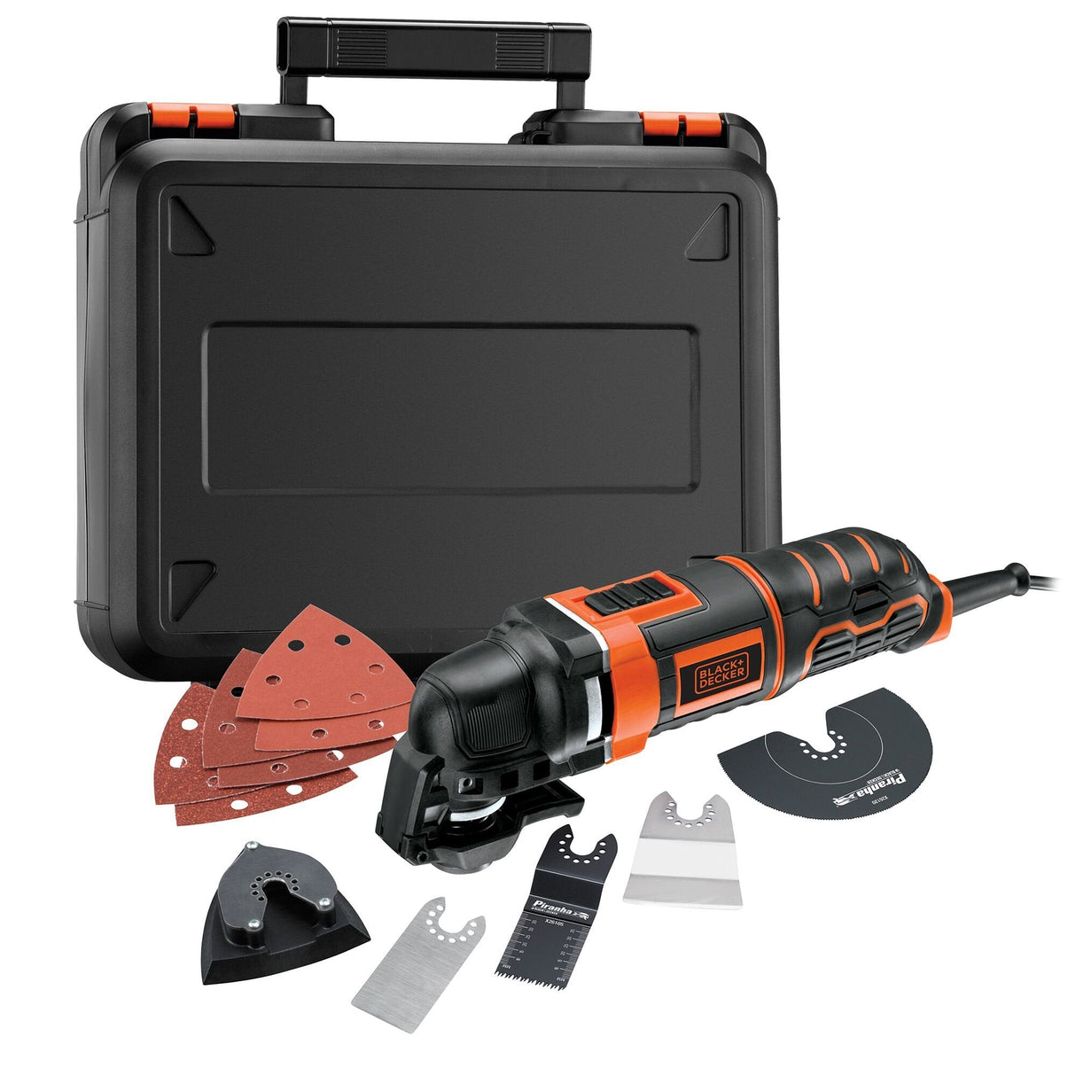 Black & Decker Mt300ka Herramienta Multifunción Incl. Accesorios, Incl. Caja 13 Piezas 300 W