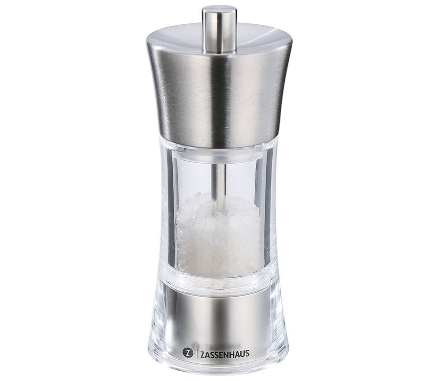 Molinillo De Sal Zassenhaus Aachen Vidrio Acrilico/Inox 14 Cm