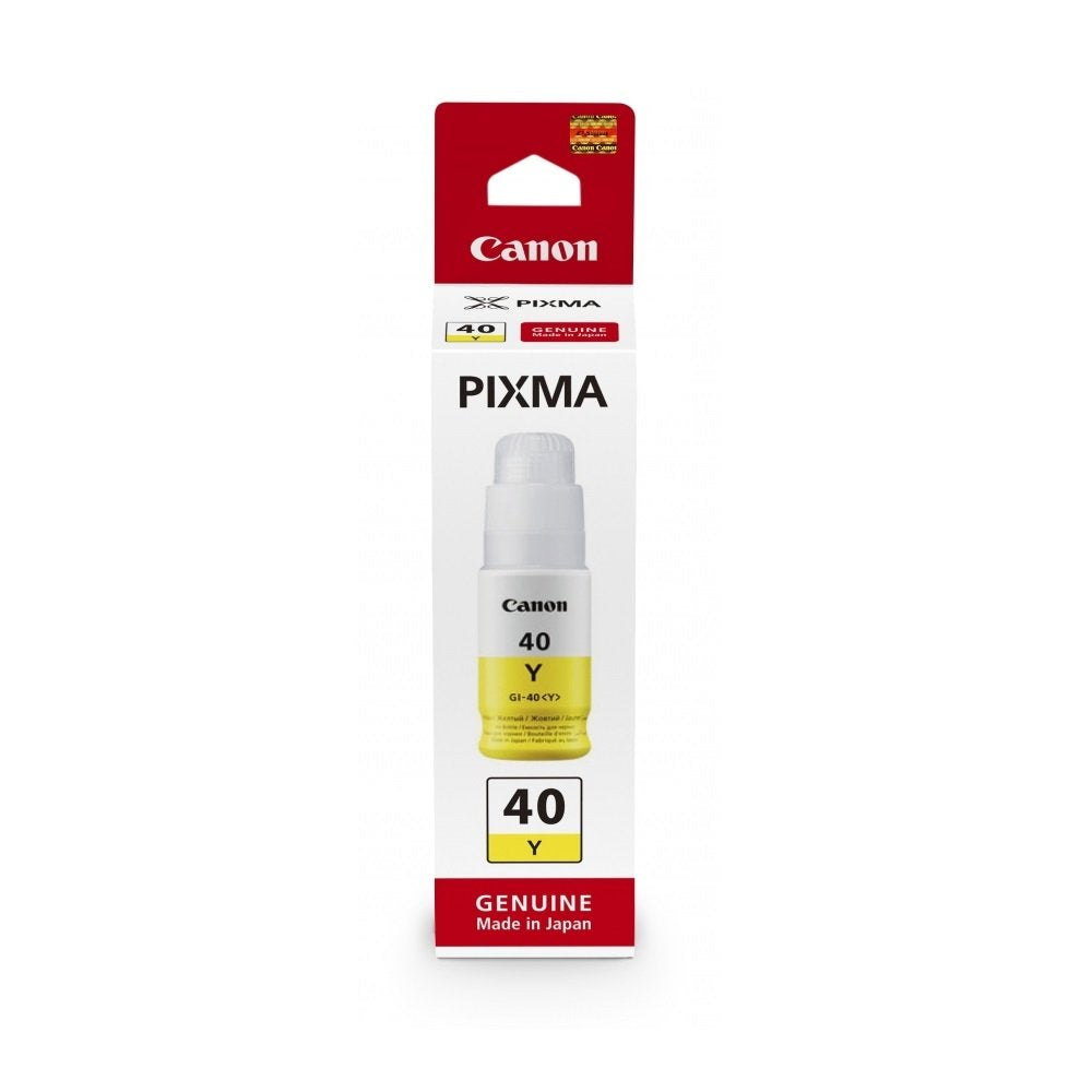 Canon Gi40 Amarillo Botella De Tinta Original - Gi40y/3402c001