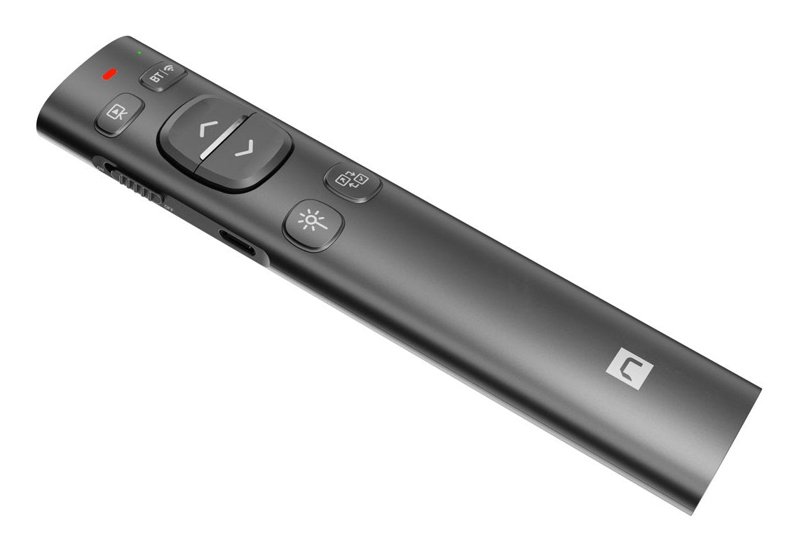 Presentador Inalambrico Natec Warbler 2 Con Puntero Laser Gris