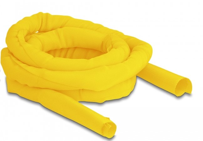 Manguera De Tela Con Cierre Automático Delock. Resimente Al Calor. 2mx25mm Amarillo