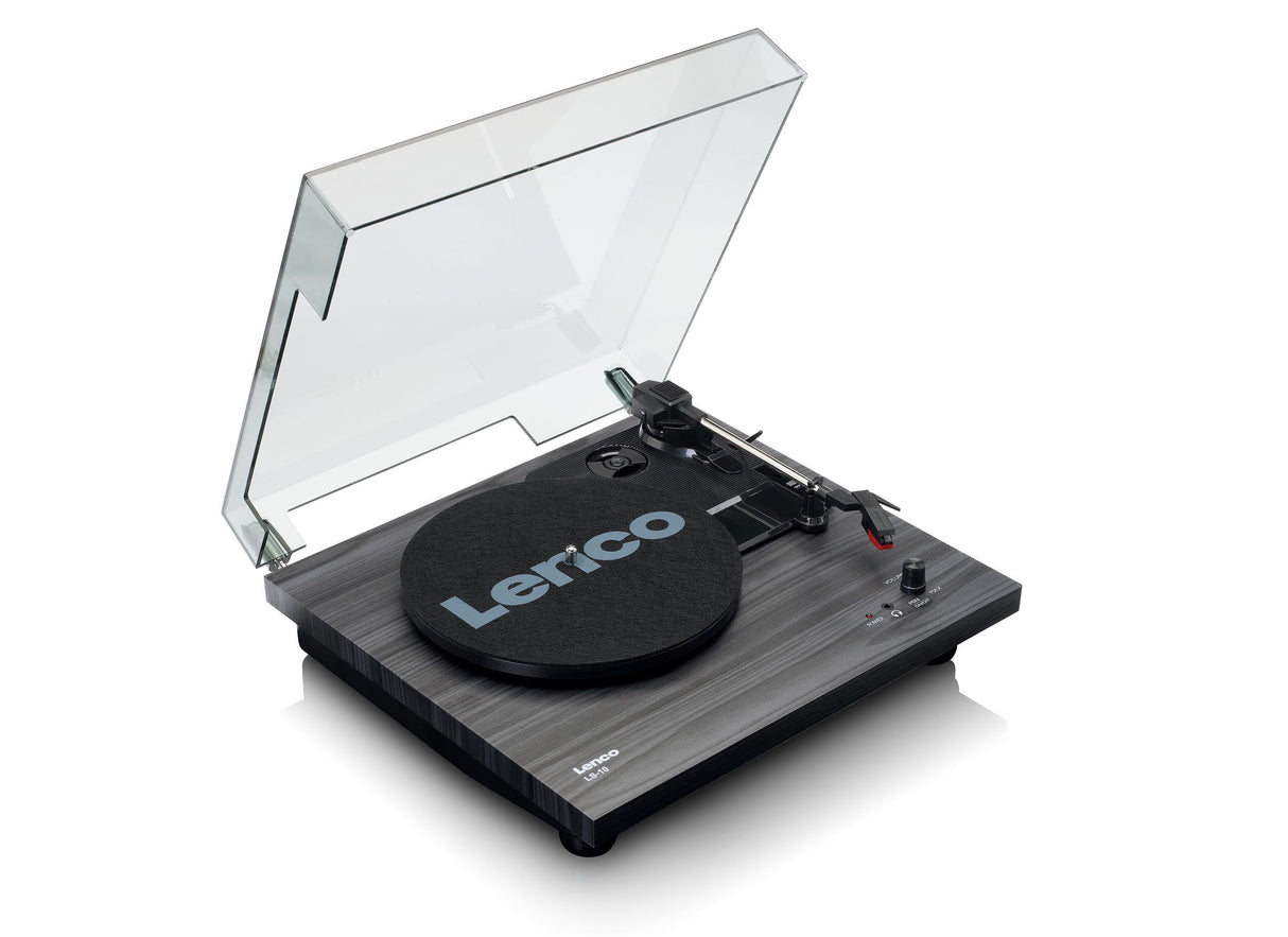 EAN 8711902040965 - Lenco LS-10 Tocadiscos de tracción por correa Negro Semiautomático imagen 2