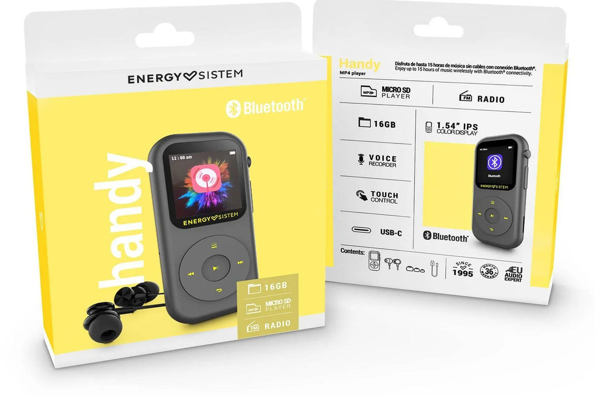 Energy Sistem Handy Mp4 Player With Bluetooth And Fm Radio