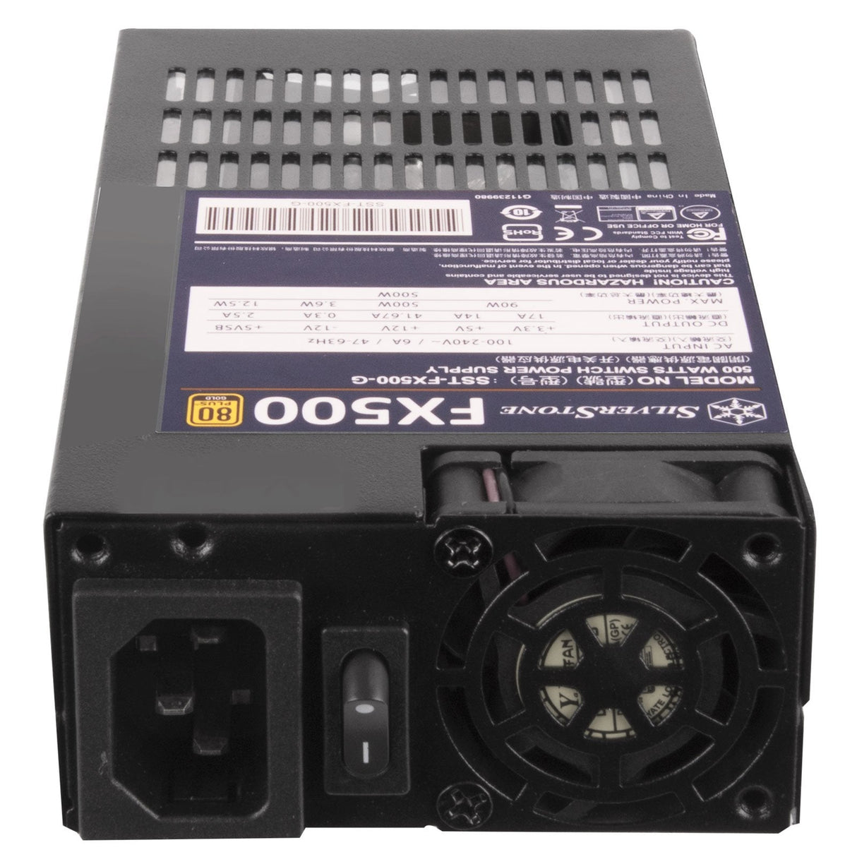 Fuente De Alimentación Silverstone 500w Flex Atx Sst-Fx500-G,