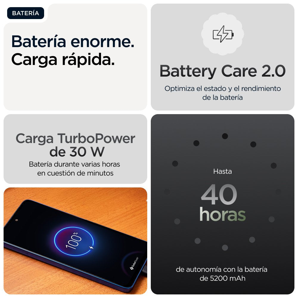 Motorola Moto G56 5g 8+256gb Pantone Negro-Aumer