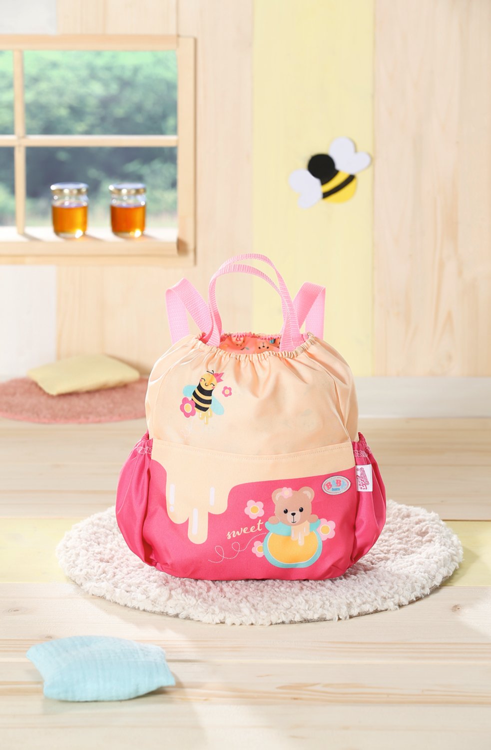 Mochila De Osito Baby Born® De Zapf Creation (Amarillo) 834831