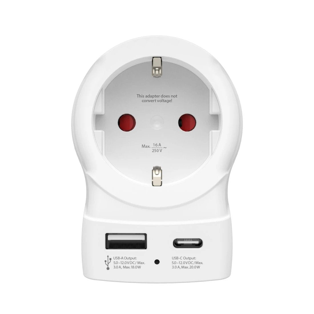 Hama Reiseadapter, Eu To Uk Usb-C (Pd), 20 W