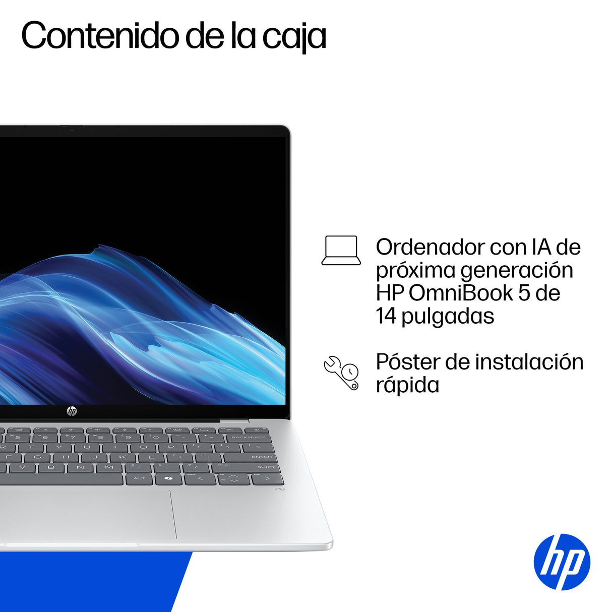 EAN 821844742624 - HP OmniBook 5 Laptop Next Gen AI 14-he0001nsx Copilot+ PC Snapdragon X1-26-100 Portátil 35,6 cm (14") 2K 1 imagen 6