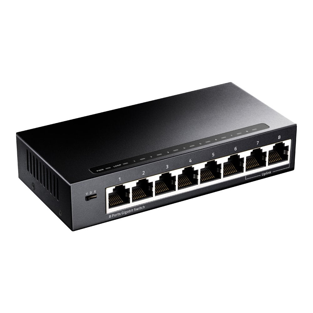 EAN 6971690790554 - Cudy GS108 switch Gigabit Ethernet (10/100/1000) Negro imagen 2