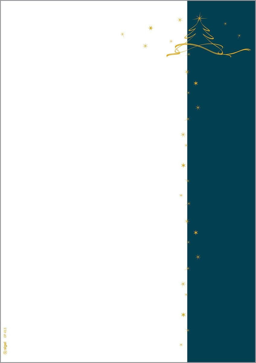 Sigel Weihnachtsbriefpapier Din A4 90 G M²