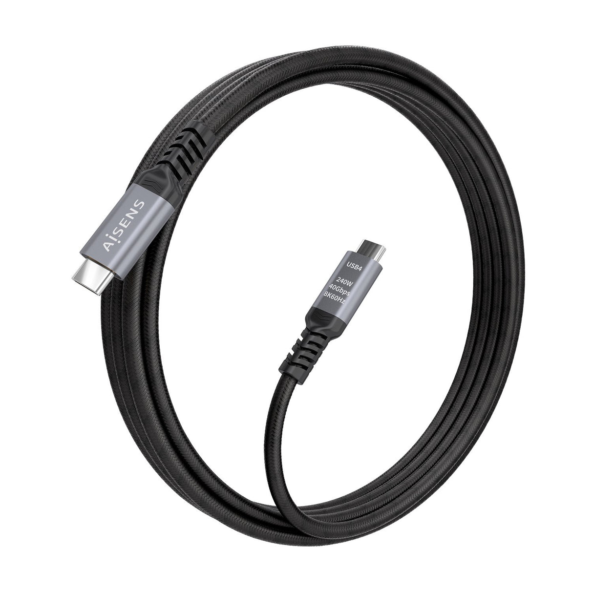 EAN 8435739904589 - AISENS A156-0996 cable USB USB4 Gen 3x2 2 m USB C 40 Gbit/s imagen 2