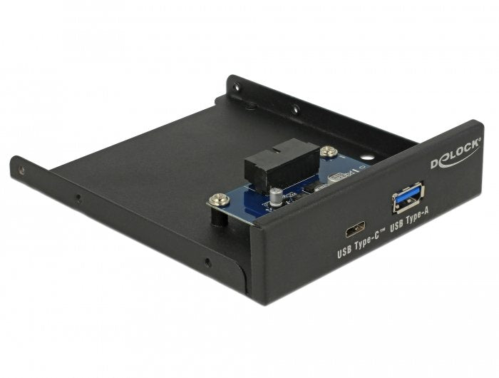 EAN 4043619639625 - DeLOCK 63962 panel bahía disco duro 8,89 cm (3.5") E / S de los puertos del panel Negro imagen 1