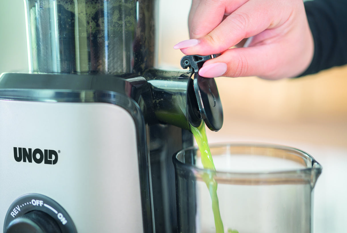 Exprimidor Sam De Lento Desollosado, Plata/Negro, 200 Vatios, Recipiente De Jugo 1 Litro 78275