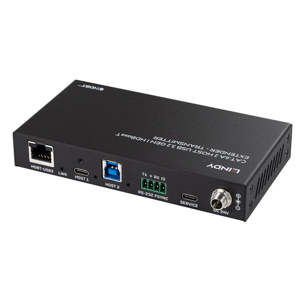 EAN 4002888434218 - Lindy 43421 ampliador de red Transmisor y receptor de red Negro imagen 2
