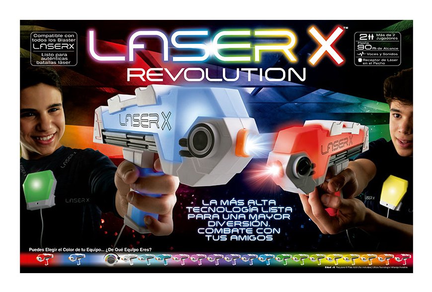 Juego Bizak Laser X Revolution Double Blasters