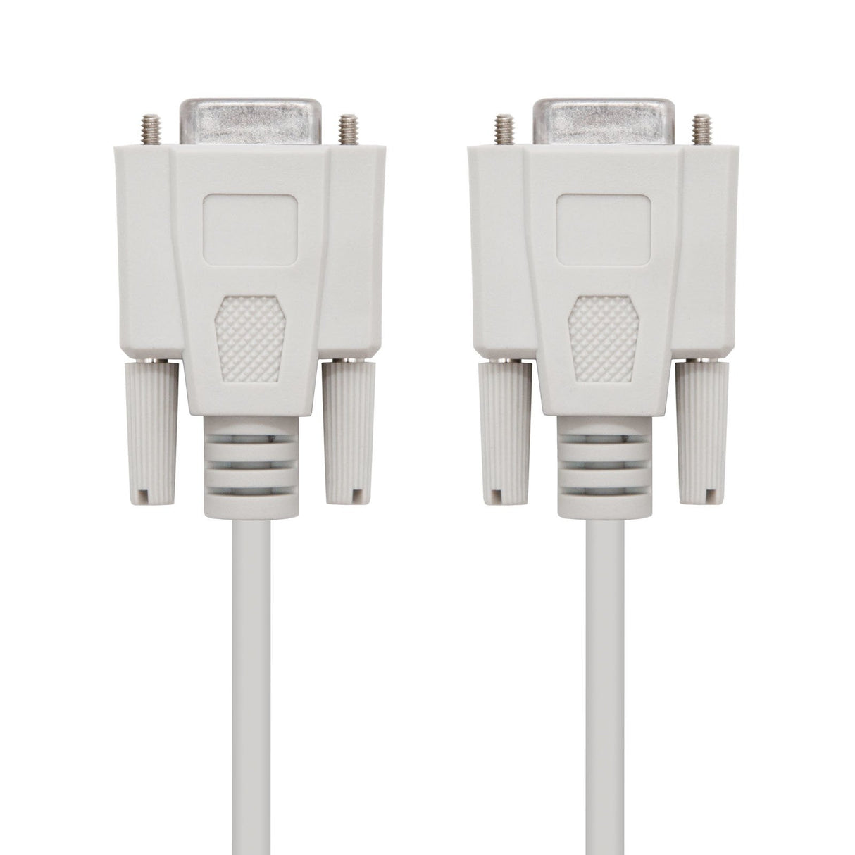 Nanocable Cable Serie Modem Db9 Hembra A Db9 Hembra 1.80m - Beige
