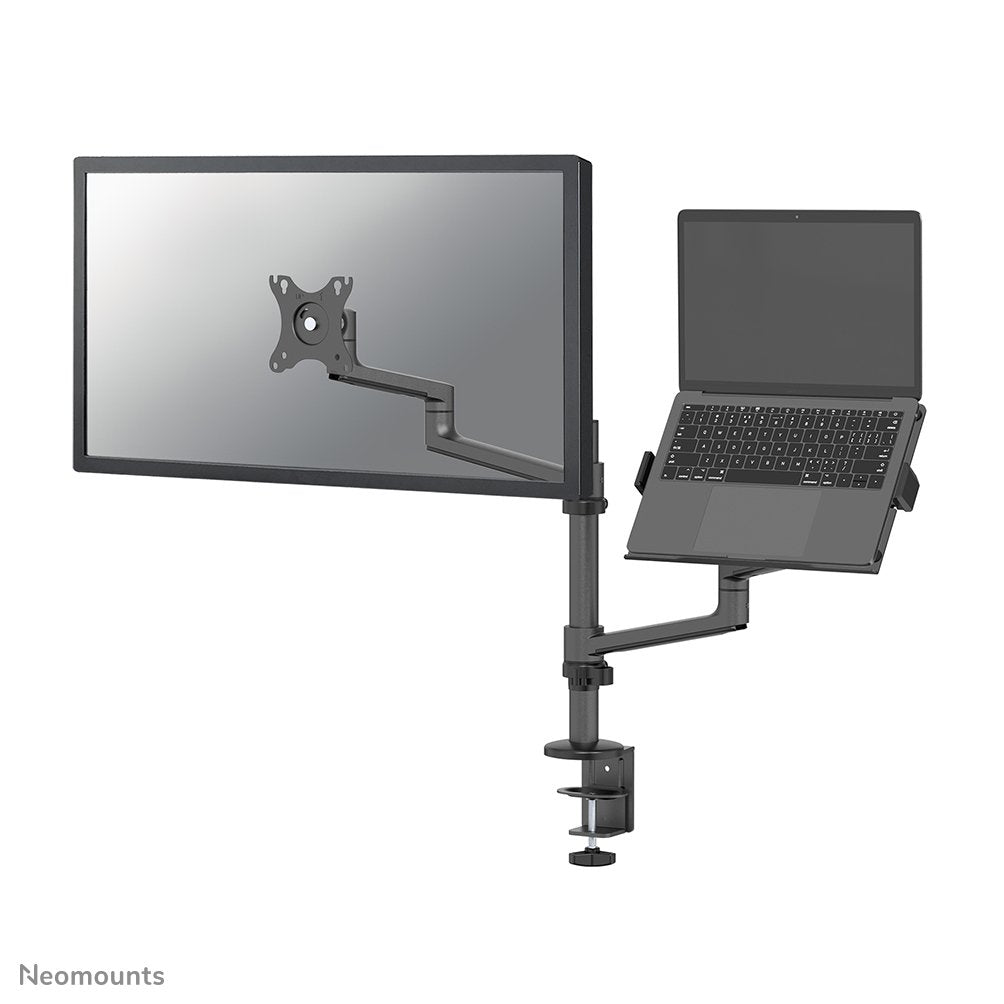 Neomounts By Newstar Soporte De Escritorio Para Monitor Y Portátil 17"-27" Negro Max.8kg