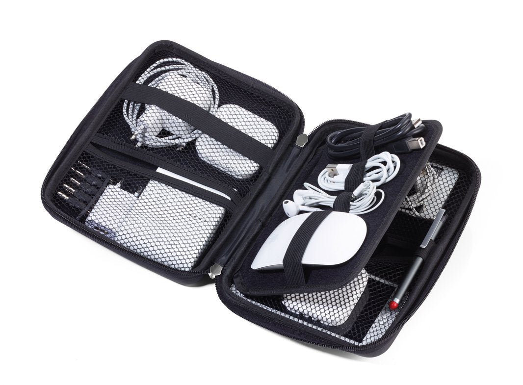 EAN 4024023036842 - TROIKA CBO11/BK estuche de maquillaje y de manicura Negro Cuero, Terciopelo imagen 2