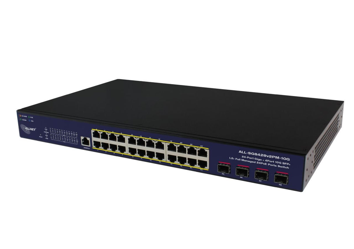 EAN 4038816213136 - ALLNET 213130 Gestionado L2 Gigabit Ethernet (10/100/1000) Energía sobre Ethernet (PoE) Negro imagen 1